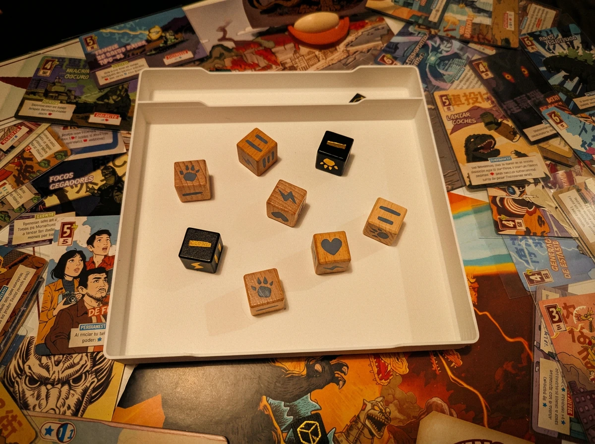 Bandeja para dados, accesorio impreso en 3D para juegos de mesa