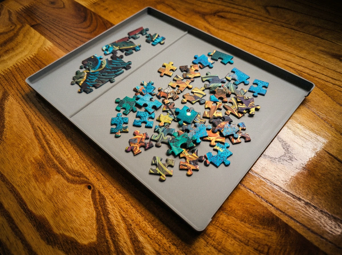 Bandeja para rompecabezas, accesorio impreso en 3D para juegos de mesa