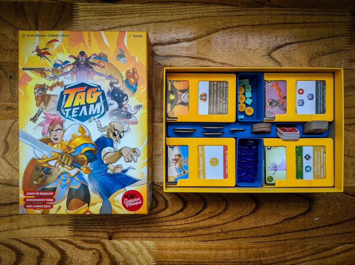 Insert para Tag Team, accesorio impreso en 3D para juegos de mesa